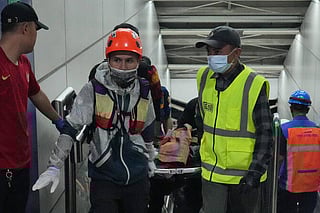 Two trains collided outside the Indonesian capital Jakarta late on Monday, the state-owned KAI rail company said, killing at least two people and prompting a mass evacuation effort.