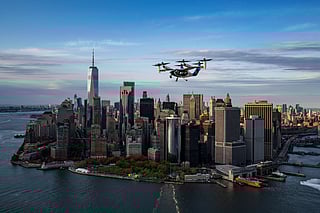 The first ever point-to-point eVTOL flights in New York's history, connecting JFK to Manhattan's heliport network in minutes, demonstrate how Joby aims to integrate with the region's existing infrastructure. 