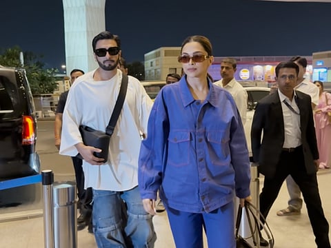 Deepika and Ranveer were spotted together for the first time after the big announcement