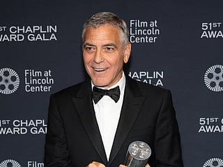 George Clooney spoke about the situation at the 51st Chaplin Award Gala on Monday, where he was being honoured.