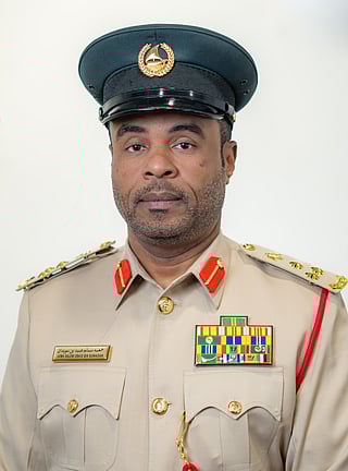Brigadier Jumaa Salem bin Suwaidan, Director of the General Department of Traffic