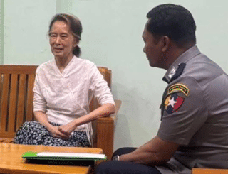 Suu Kyi was originally sentenced to 33 years in prison in late 2022.