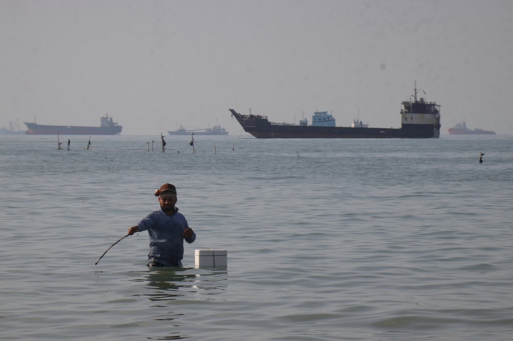 Oil tankers line up near the Strait of Hormuz, a key global shipping route at the centre of Iran’s proposed plan to end the war.