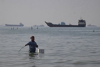 Oil tankers line up near the Strait of Hormuz, a key global shipping route at the centre of Iran’s proposed plan to end the war.