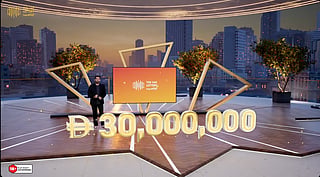 UAE Lottery show host Chadi Khalaf during Lucky Day Draw No. 260502