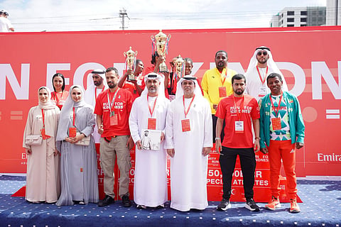 Winners were honoured by Mohamed Salem Al Rashdi, UAE Ambassador to Federal Democratic Republic of Ethiopia; Lieutenant General (Ret.) Mohammed Hilal Al Kaabi, Chairman of the Higher Organising Committee; Ahmed Sari Al Mazrouei, Secretary-General of the Emirates Red Crescent; Mekiyou Mahammad Abadiga, Ethiopia’s State Minister for Sports Development; Haile Gebrselassie and Meseret Defar, legendary Ethiopian long-distance runners.
