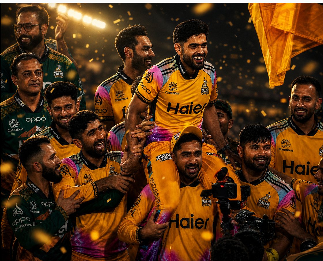 Babar Azam’s masterclass in leadership guides Zalmi to glory.