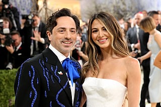 Sergey Brin and Gerelyn Gilbert-Soto attend the 2026 Met Gala celebrating "Costume Art" at the Metropolitan Museum of Art on May 04, 2026 in New York City.