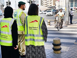Abu Dhabi Police urge pedestrians to use designated crossings for safety