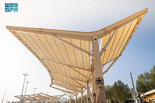 The cooling and Shading project includes the installation of 18 modern canopies equipped with 36 misting fans. It also includes seven advanced cooling units and 107 misting fan columns.
