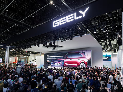 Geely NEV at Auto Show: Galaxy Light returns, Starshine 7 EV debuts, and M9 strengthens GCC story