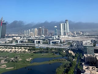 Stored materials ignition caused Dubai fire