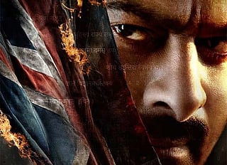 Prabhas in the Fauzi poster 
