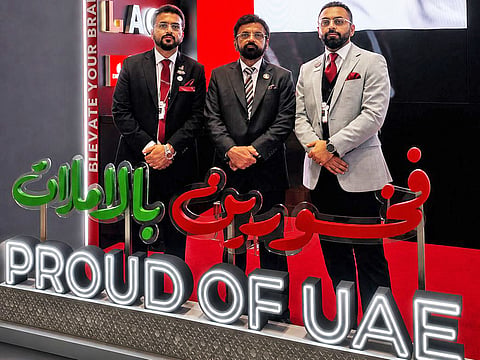 Shabbir Merchant with his sons Shazil and Shoaib Merchant of Champion