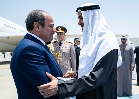 UAE and Egyptian Presidents discuss fraternal ties and regional developments