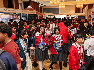 Students attend a past edition of Gulf News Edufair in Dubai