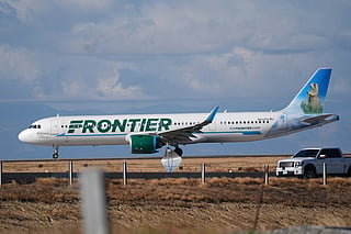 Frontier jet aborts takeoff after striking person on Denver runway