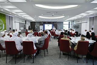 Dubai Police officers during advanced anti-human trafficking investigation training.