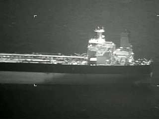 Pentagon releases video of US military strike on Iranian tankers