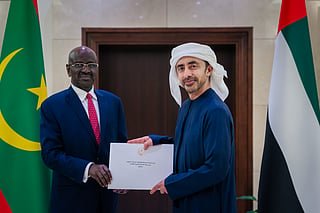 UAE President receives message from Mauritanian leader