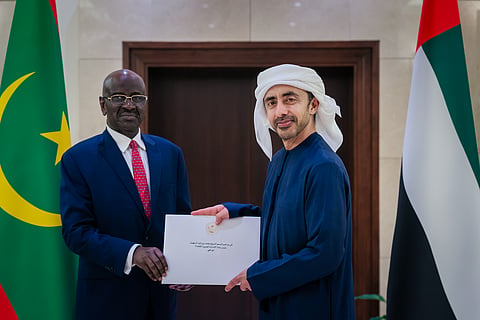 UAE President receives written message from President of Mauritania