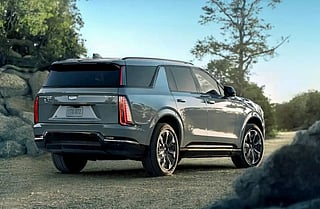 The Cadillac Escalade IQL luxury electric vehicle. The brand has crossed a symbolic milestone in the US market, selling more than 100,000 EVs since launching its first all-electric model four years ago.