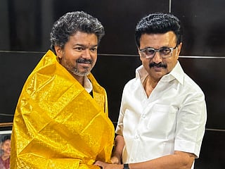 Tamil Nadu CM Vijay meets MK Stalin