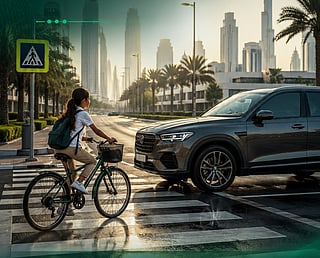 Dubai girl seriously hurt in crossing collision