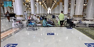 The services include electric and manual wheelchairs, dedicated transport carts at specially designated routes to help pilgrims move around the mosque and its courtyards more easily.