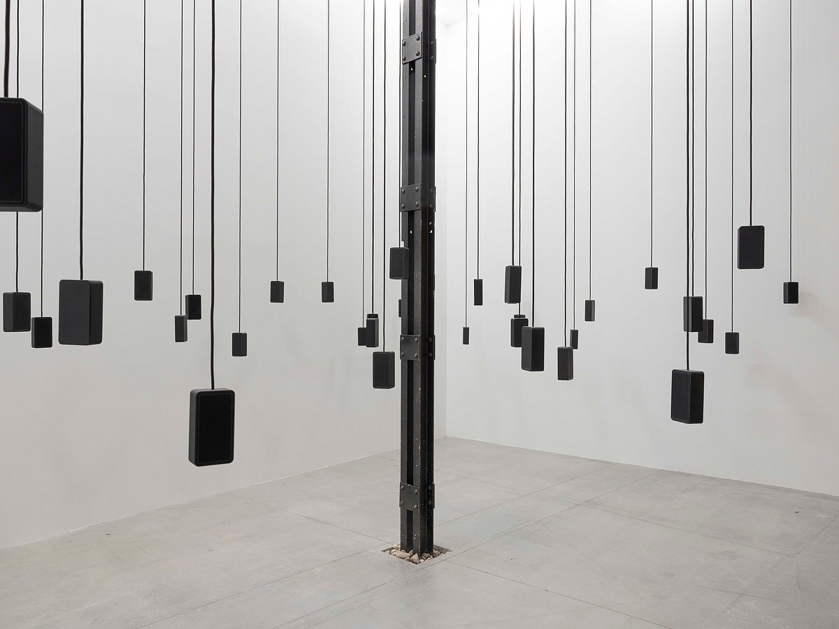 2026.Washwasha.Taus Makhacheva. Dear R…L.. (Speakers). Image courtesy of National-Pavilion UAE – La Biennale di Venezia. 