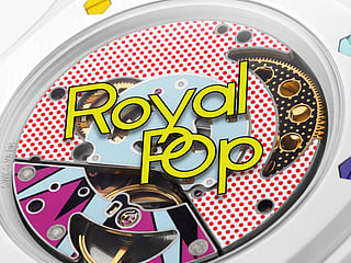 The AP x Swatch Royal Pop collection