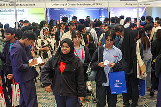 Gulf News Edufair in Abu Dhabi buzzes with students exploring higher education