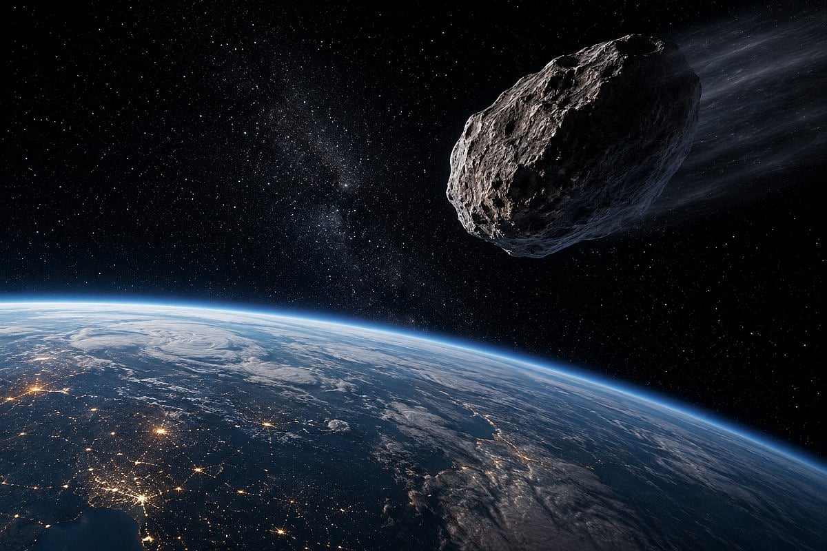 At its closest approach, expected just before 6 pm Eastern time Monday May 18 (around 2am Gulf Standard Time | 7am Tokyo on Tuesday, May 19), the asteroid 2026 JH2 will pass at about 91,500 km, well inside the Moon’s orbit, or 24% of the Earth-moon distance.