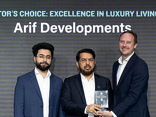 Excellence in Luxury Living award for Arif Developments