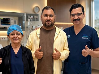 Dubai hospital treats  man for complex heart  disease