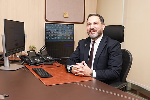 Ali Al Najjar during an interview with Gulf News in his office in Dubai