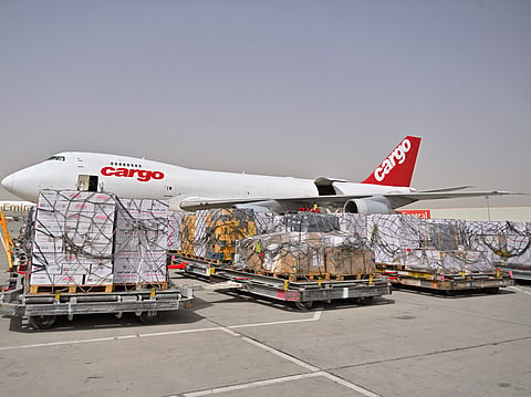 UAE's Operation Gallant Knight 3 dispatches urgent humanitarian aid aircraft carrying 100 tonnes to Gaza
