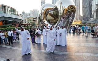 Families celebrating Eid in UAE