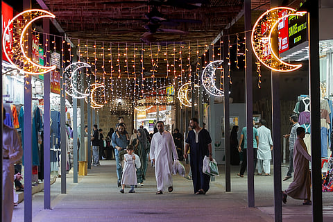 Families celebrating Eid in UAE