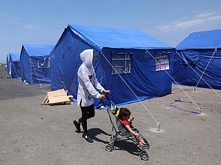 Beirut sets up shelter for displaced families