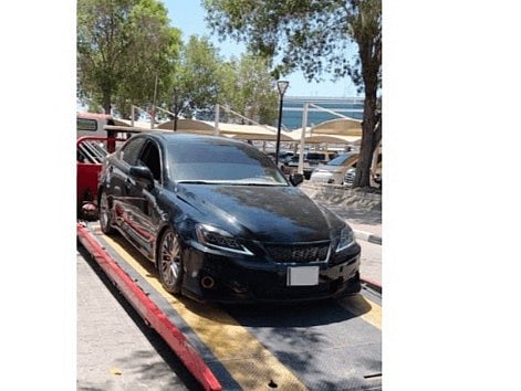 Dubai Police impounded a vehicle after its driver performed dangerous stunts in Oud Al Muteena.