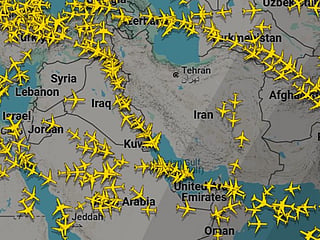 The organisation said all civil flight permits had been suspended at airports located in the western sector of Tehran’s Flight Information Region.