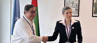 From left to right: Ted Herbosa and Maha Barakat