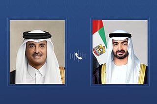 UAE President receives phone call from Emir of Qatar