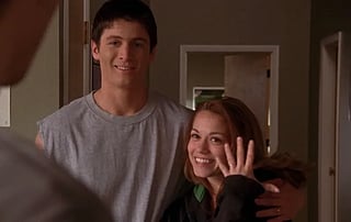 James Lafferty and Bethany Joy in one Tree Hill