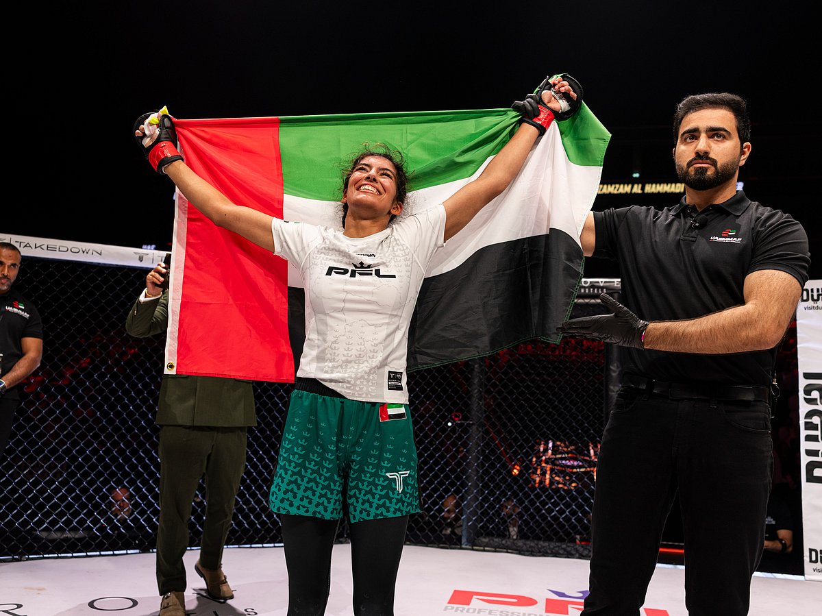 UAE's Zamzam Al Hammadi highlighted the city's first major sporting event since March 