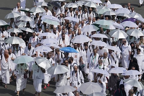 Pilgrims have been urged to use umbrellas and follow preventive health measures to reduce risks linked to extreme heat during Hajj. 