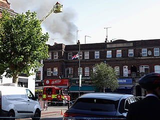 A fire Wednesday at a kosher supermarket in a north London neighbourhood targeted in recent months by arson attacks was "not believed to be suspicious", the UK capital's firefighting service said.