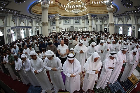 Photos: UAE residents mark Eid Al Adha with prayers, greetings