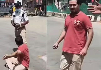 When traffic ground to a halt on Bengaluru's busy Old Airport Road, one commuter decided he had had enough.